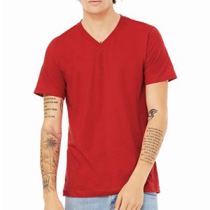 Rebel Rider V neck Red